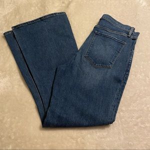 Abercrombie & Fitch High Waist Medium Wash Flare Jeans